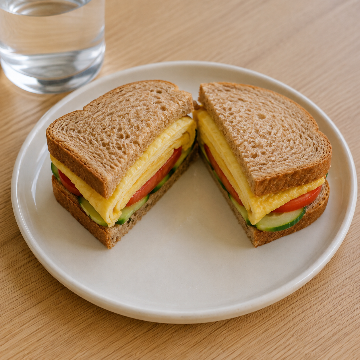 Peynirli Omlet Sandviç